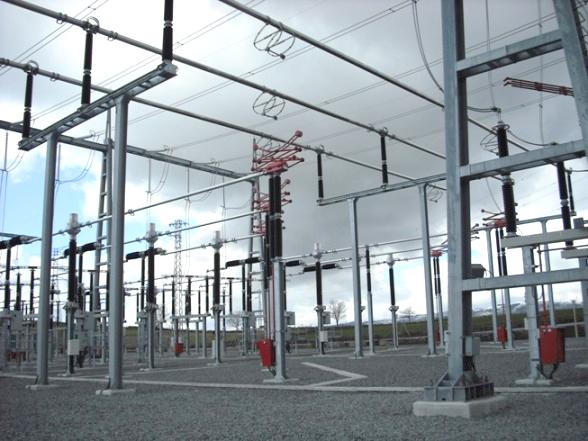 400 kV Electromechanical assembly rooms substation