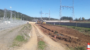 Subestación 220 kV de interconexión Mulchén para la línea de transmisión Tolchen