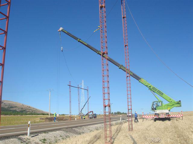 132 kV Aguilar de Campo-La Lora transmission line