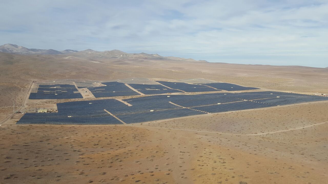 Planta solar fotovoltaica Los Loros 50 MW. 