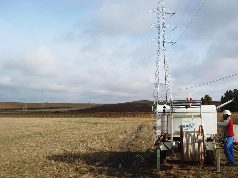 Línea 132 kV evacuación planta de tratamiento Almazán