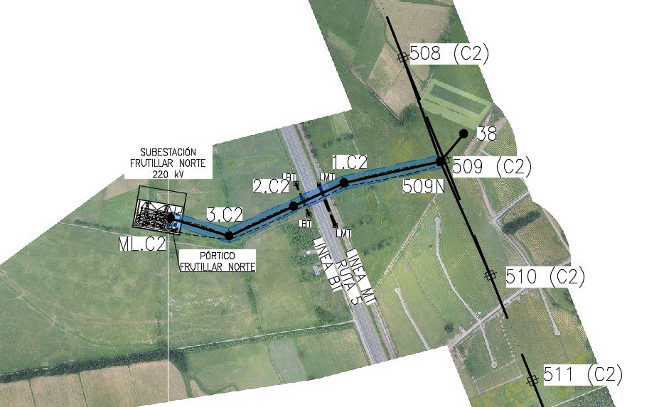 L.A.T. SECCIONAMIENTO RAHUE-TINEO Y CONEXIÓN A FRUTILLAR - 220 kV