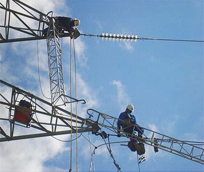 Ligne de 132 kV entre les sous-stations de Quintanilla et Negredo