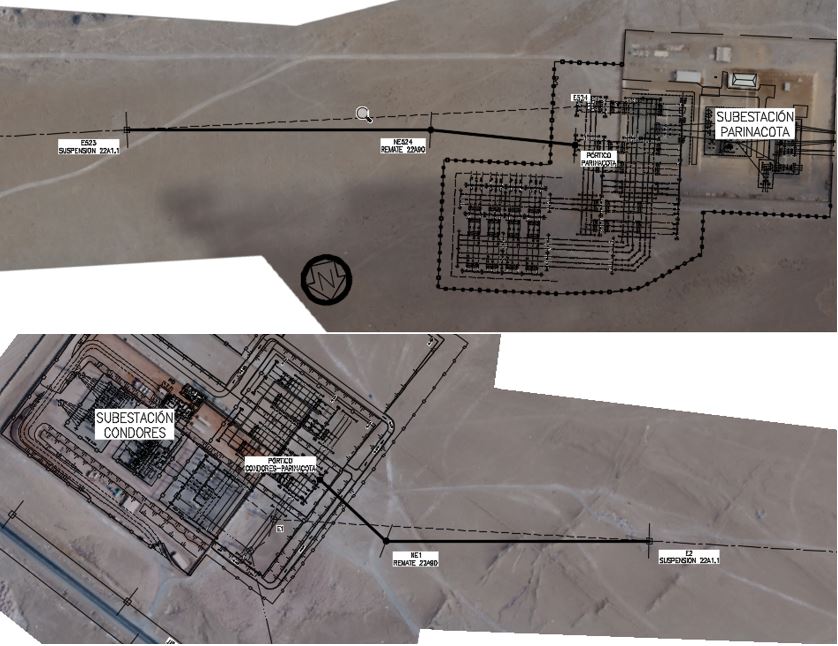 L.A.T. CÓNDORES-PARINACOTA - 220 kV