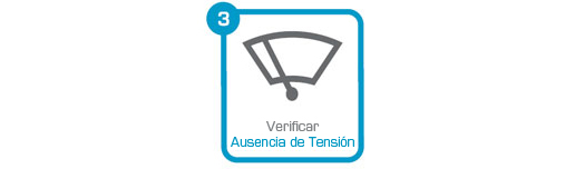 Verificar la ausencia de tensión