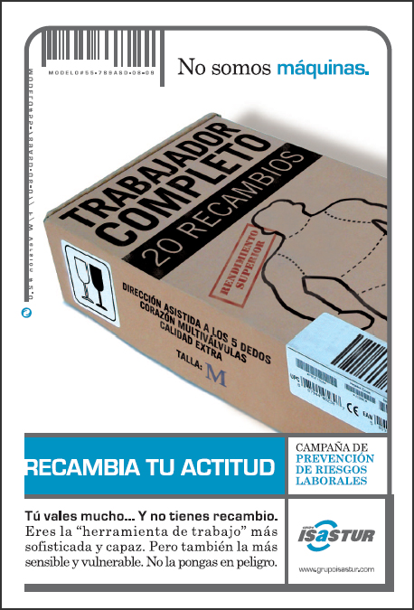 Cartel Campaña General de Prevención de Riesgos Laborales