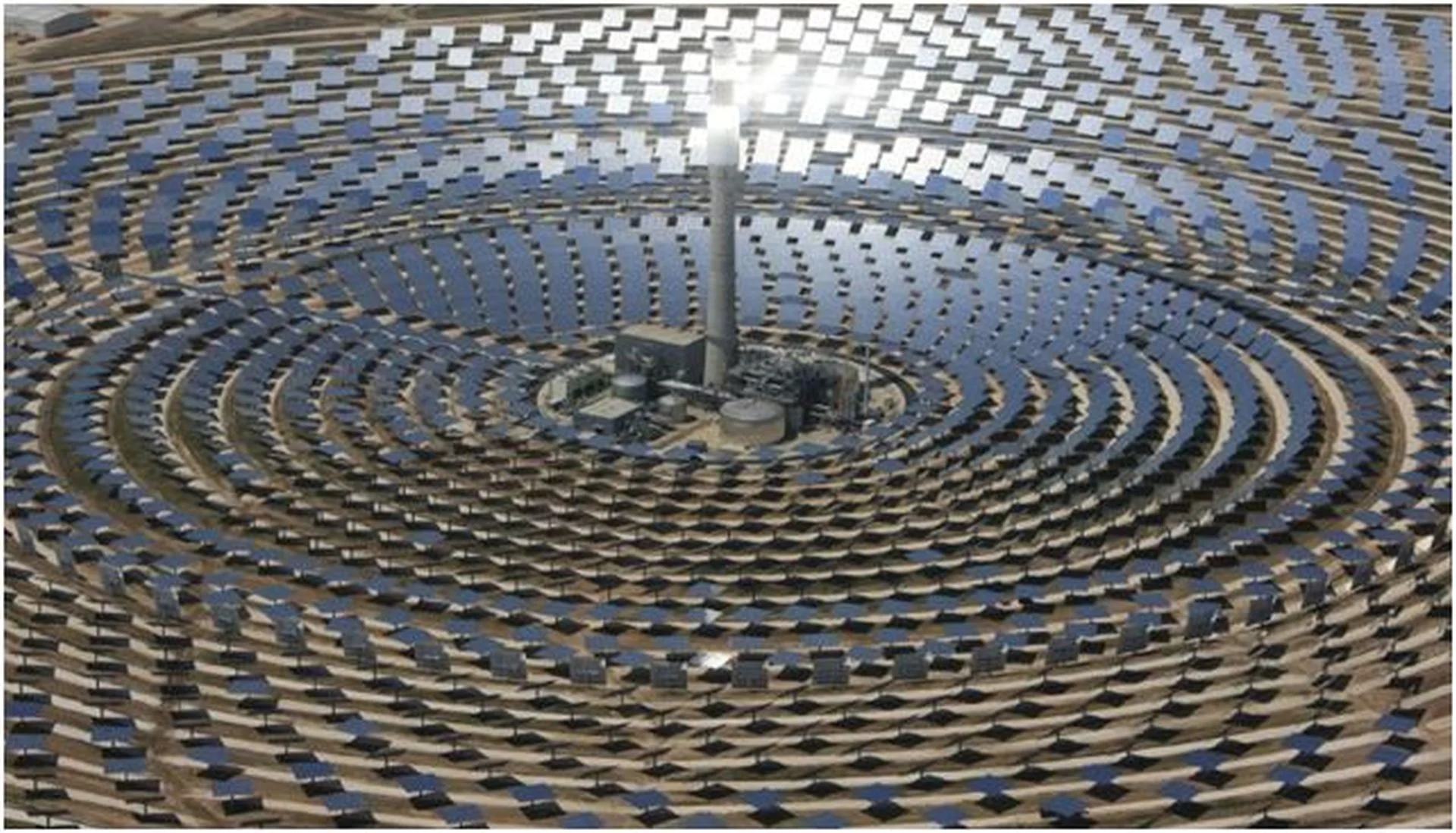 Planta Termosolar Noor III. Montaje mecánico receptor Noor III - Tower CSP Plant