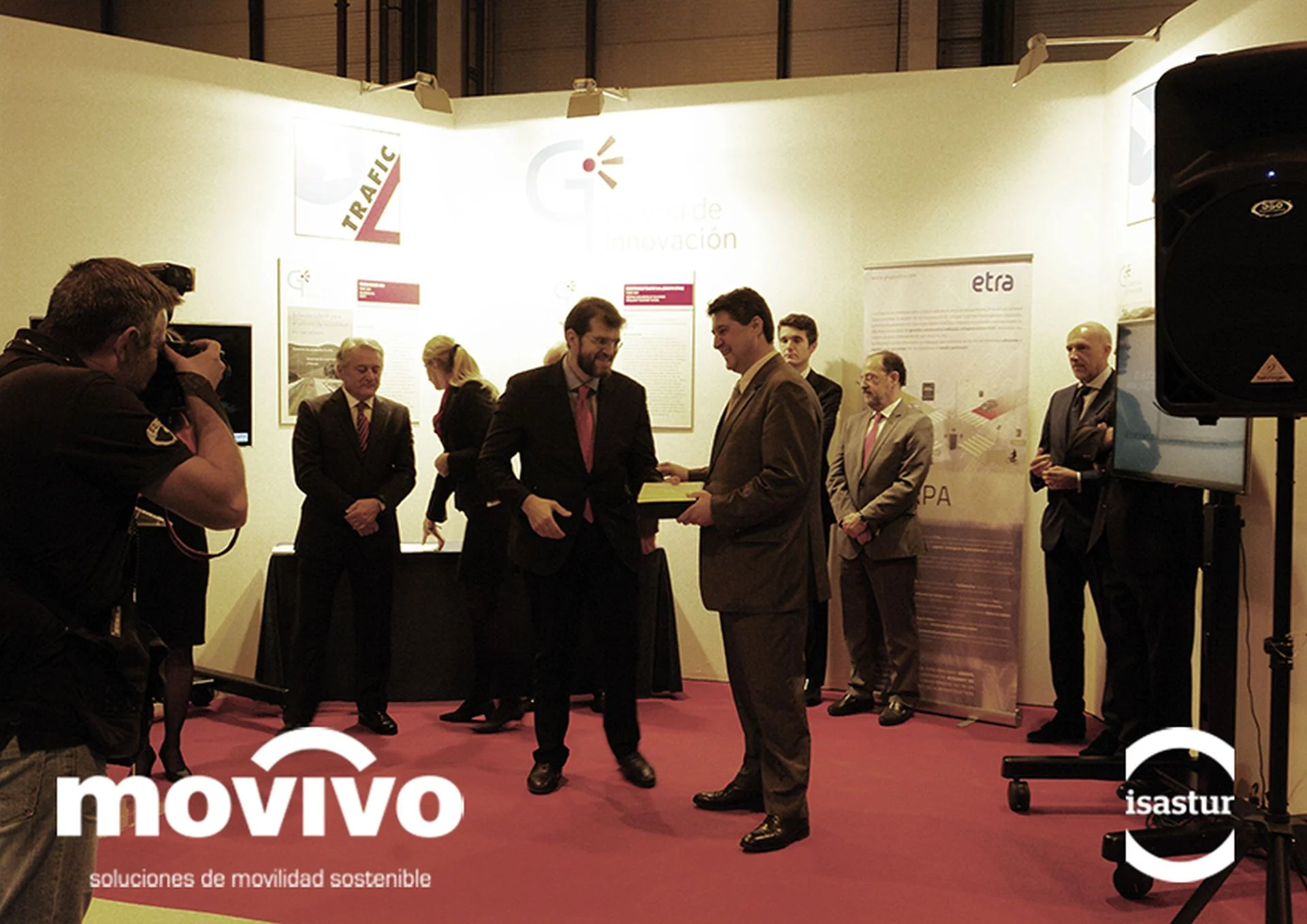 El badén inteligente fabricado en Asturias, premiado esta semana en la feria Trafic 2015 por su propuesta innovadora