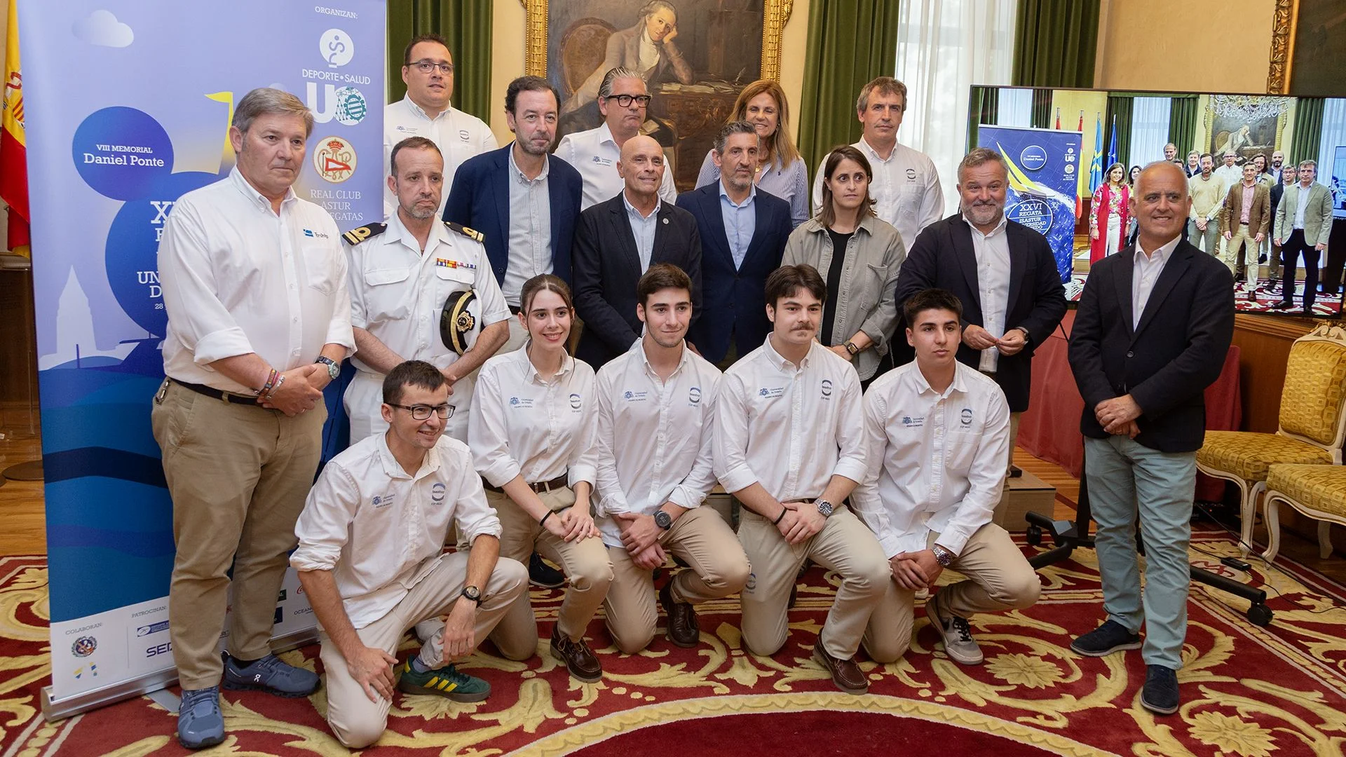 La XXVIII Regata ISASTUR- Universidad de Oviedo- Memorial Daniel Ponte, se presentó en el salón de actos del consistorio gijonés