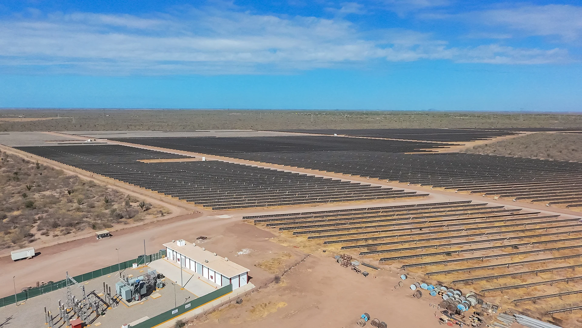 Planta solar fotovoltaica El Mayo 126 MWp