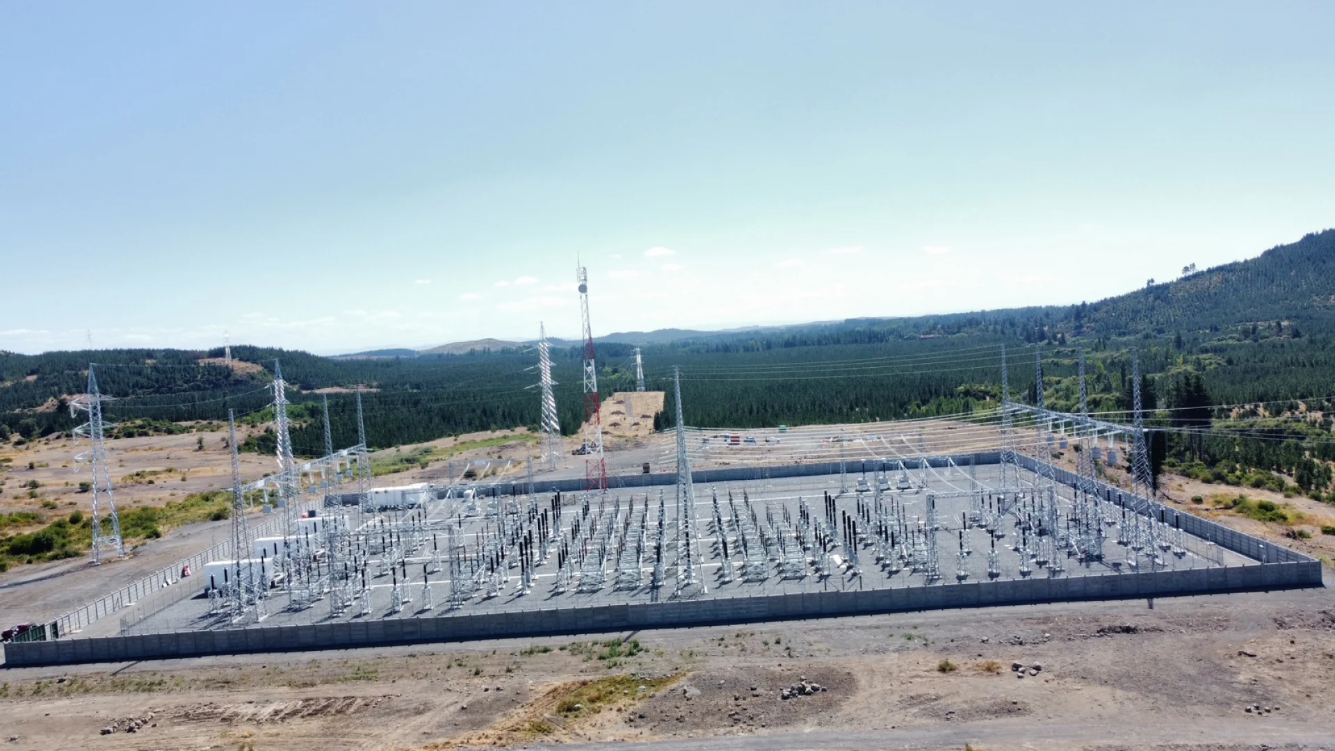 Subestación 220 kV parque eólico Campo Lindo 66 MW