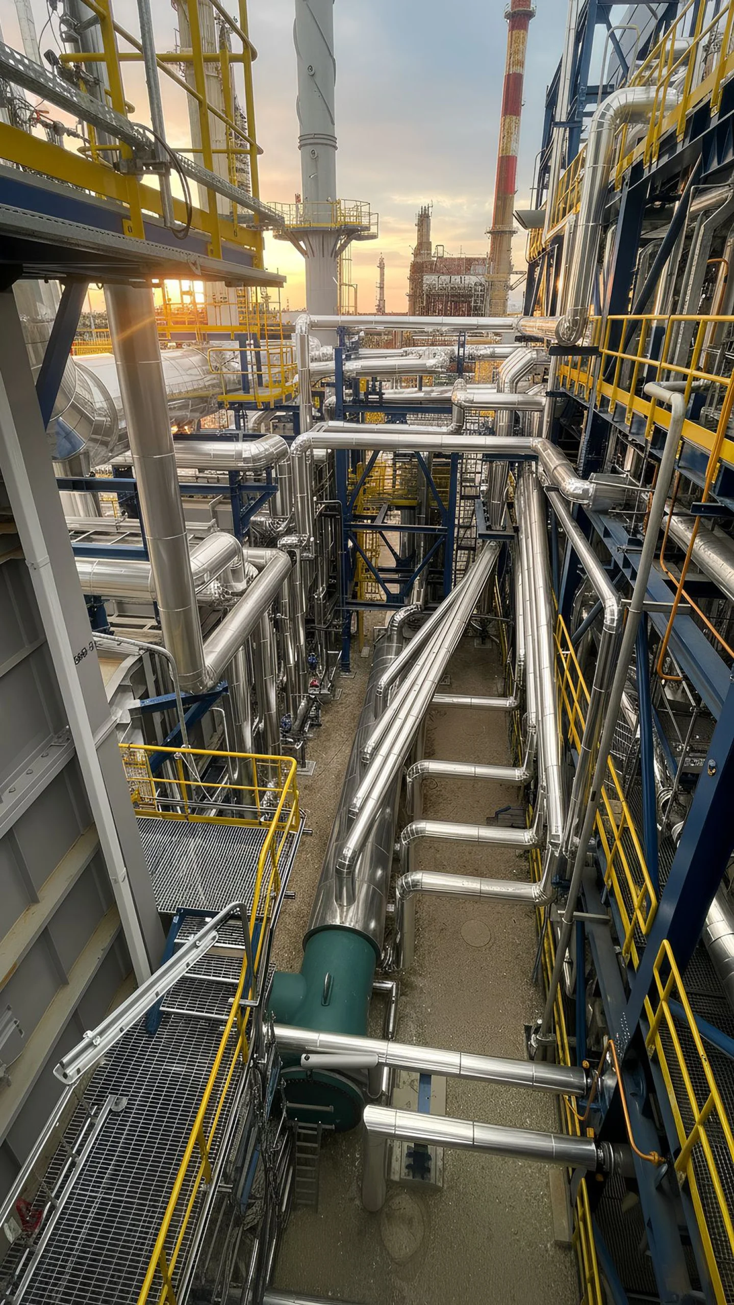 Montaje Mecanico Reformador de Metano con Vapor - Proyecto TE GPS (Total Energies Grandpuits)